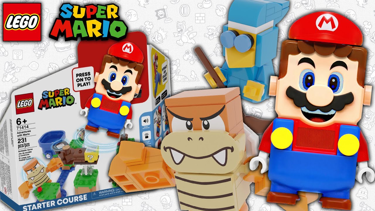 NEW LEGO Super Mario MARIO STARTER COURSE SET | Custom Mario Set