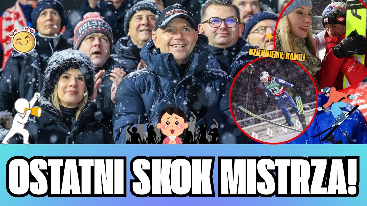 ŁZY W ZAKOPANEM! Kamil Stoch żegna się z Wielką Krokwią. Marta Nawrocka reaguje.