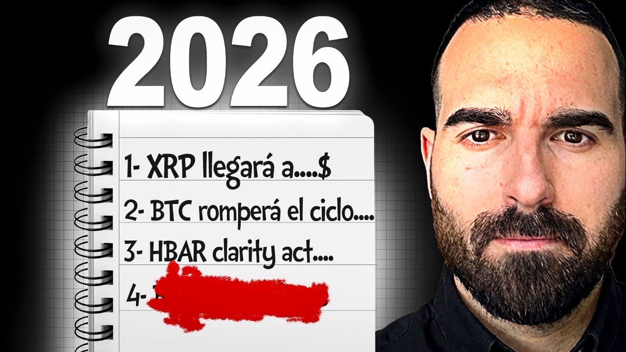 🚨6 Predicciones EXPLOSIVAS sobre Cripto en 2026 que Nadie se ATREVE a Decir (Una te dejar&aacute; en SHOCK)