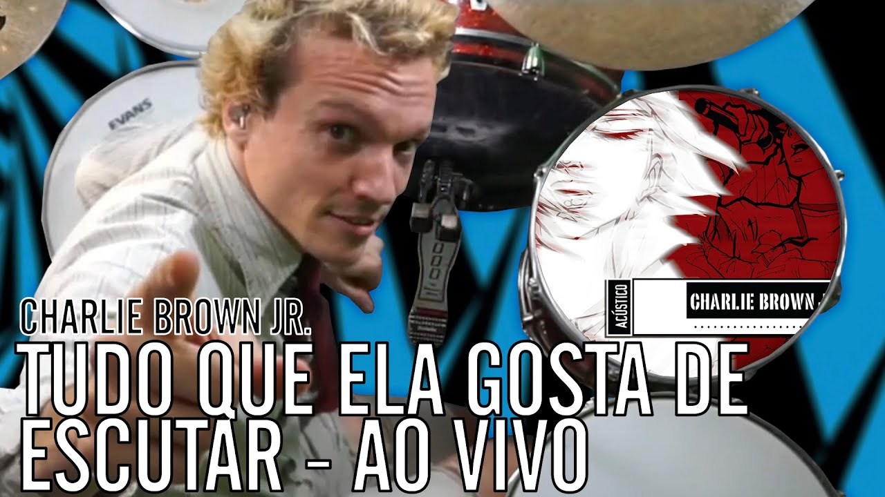 Charlie Brown Jr. - Tudo Que Ela Gosta De Escutar (Ao Vivo) | Office Drummer [First Time Hearing]