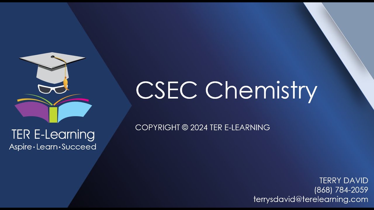 CSEC Chemistry - The Mole Concept 2 (Terry David)