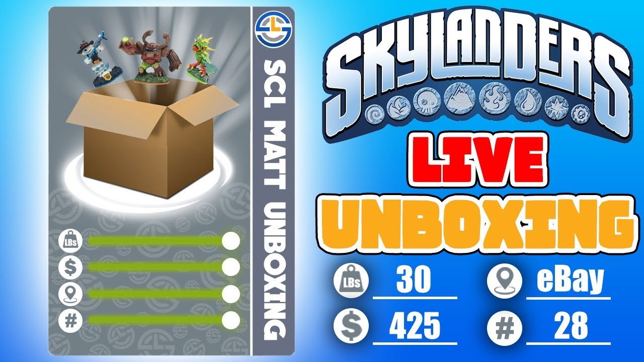 THIS BOX ALMOST BROKE MY TABLE - Skylanders Unboxing with SCL Matt