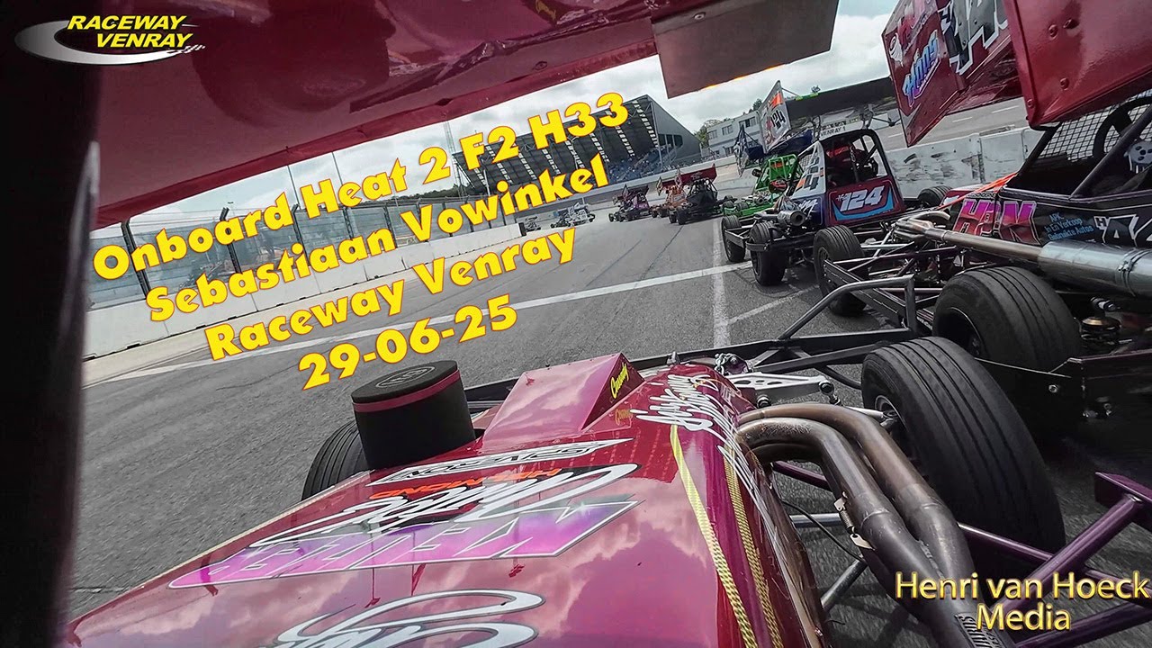 Onboard Heat 2 F2 H33 Sebastiaan Vowinkel Raceway Venray 29-06-25