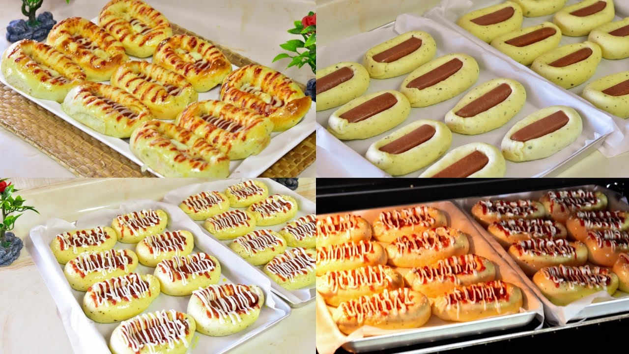 معجنات الهوت دوغ معجنات مدرسيه.. بعجينه وطعم عالمي Hot Dogs Pie