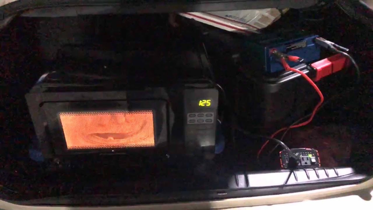 Installing a Microwave in the Trunk of My Car!
