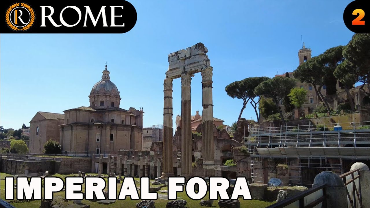 🇮🇹 - РИМ 4K ● Форум Цезаря - Clivus Argentarius