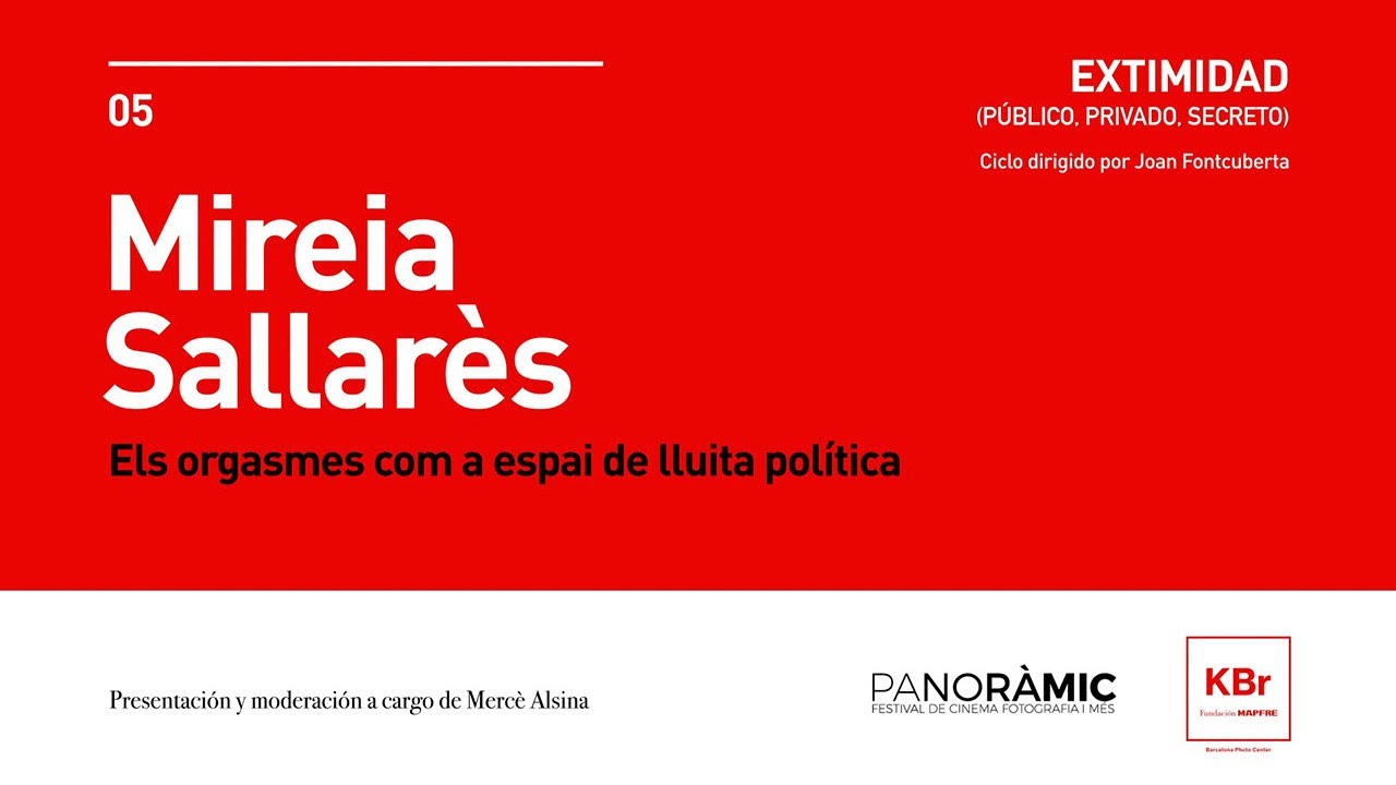 “Els orgasmes com a espai de lluita política” de Mireia Sallarès en el ciclo Extimidad