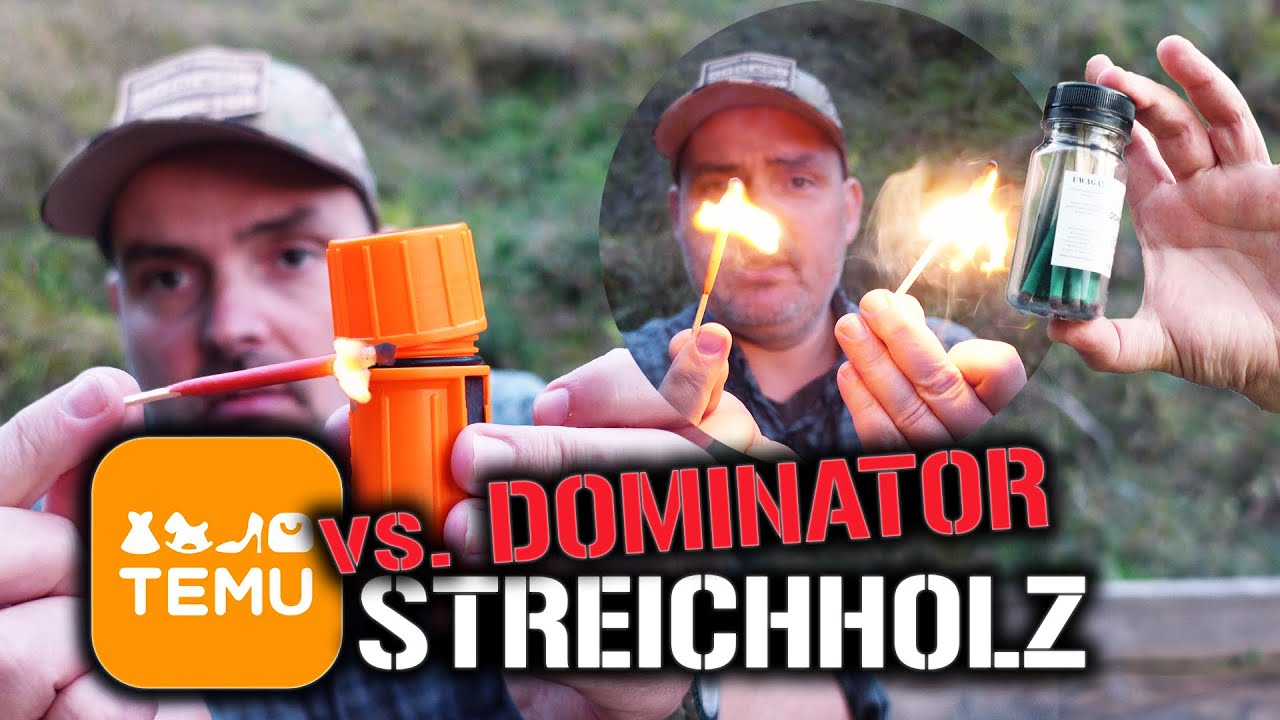 Kauf keine TEMU China Survival Streichhölzer, außer ....