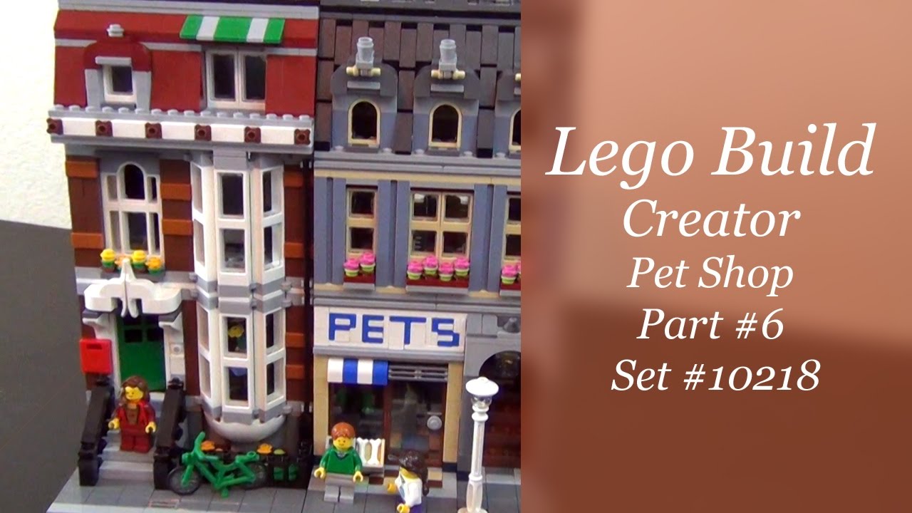Let's Build - LEGO Creator Pet Shop Set #10218 - Part 6