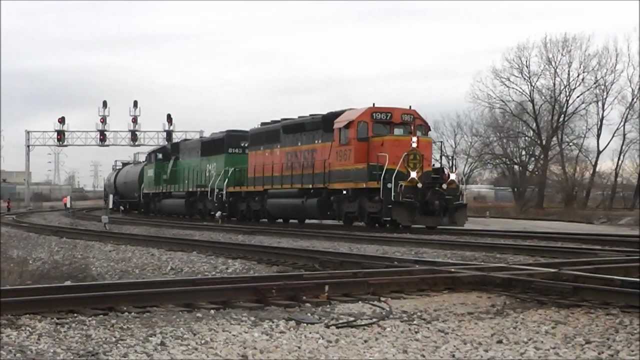 Railfanning 55th St, Hayford and Wrightwood, Chicago, 011013: CP, BRC, NS, CSX & BNSF