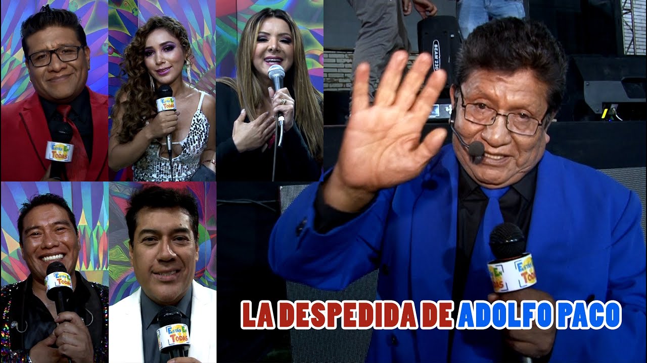 La despedida de Adolfo Paco