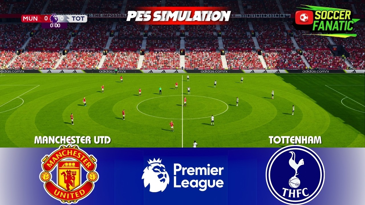 🔴Manchester United vs Tottenham Hotspur | English Premier League 2026 Match | PES 2021 Gameplay