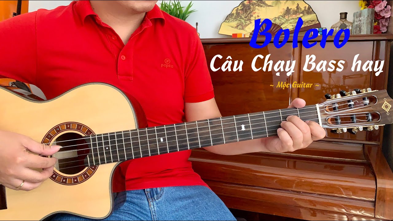 Hướng dẫn các câu chạy Bass hay trong Bolero (tone La Thứ - Am) || Mộc Guitar
