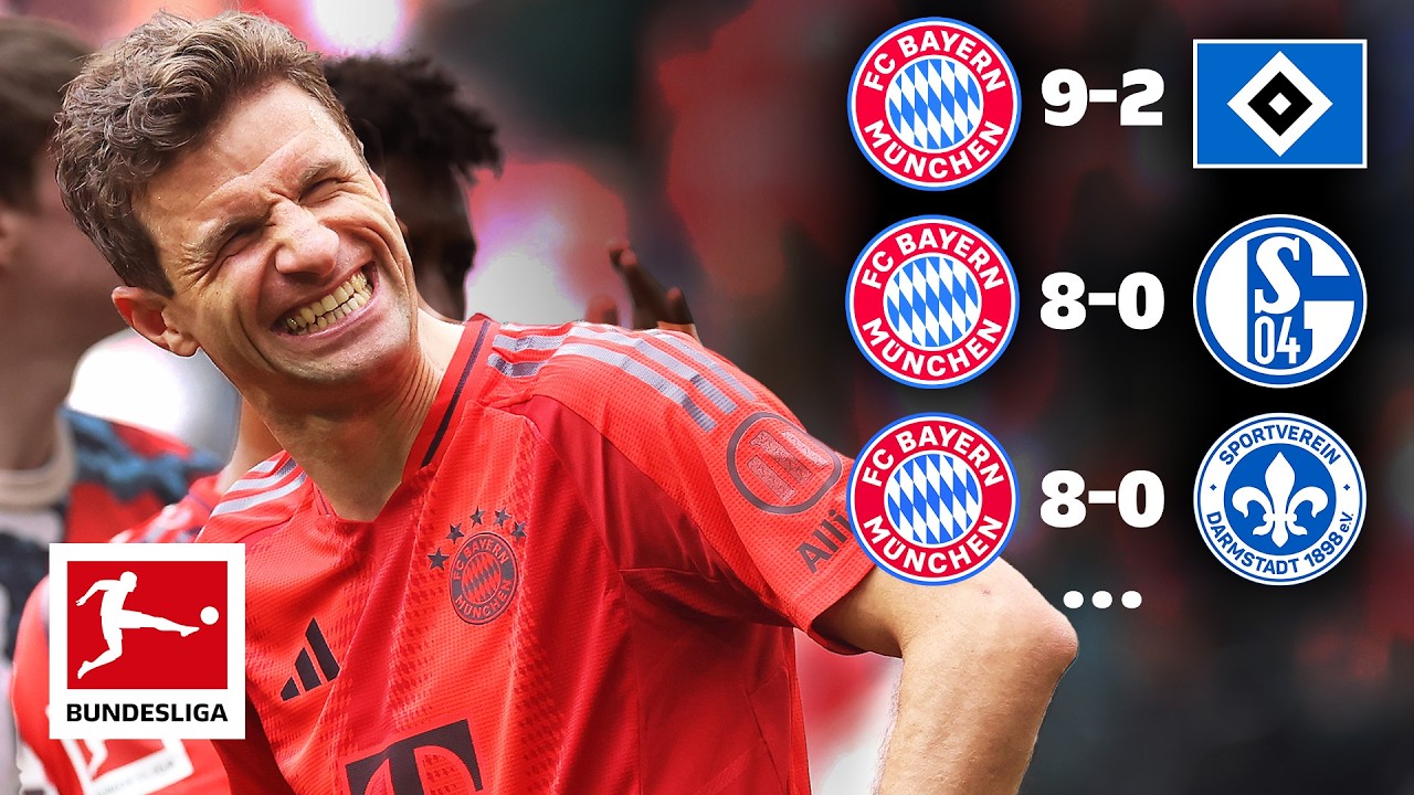 Bayern Showing NO MERCY 😱 Bayern's Most Dominant Bundesliga Wins