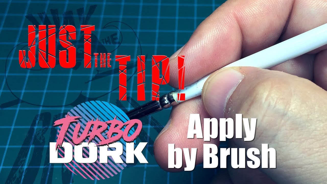 Just the Tip! - TurboDork Color Shift Paint - Applying by Brush