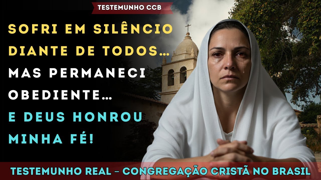TESTEMUNHO CCB – SOFRI EM SILÊNCIO MAS DEUS ME SUSTENTOU E HONROU MINHA OBEDIÊNCIA