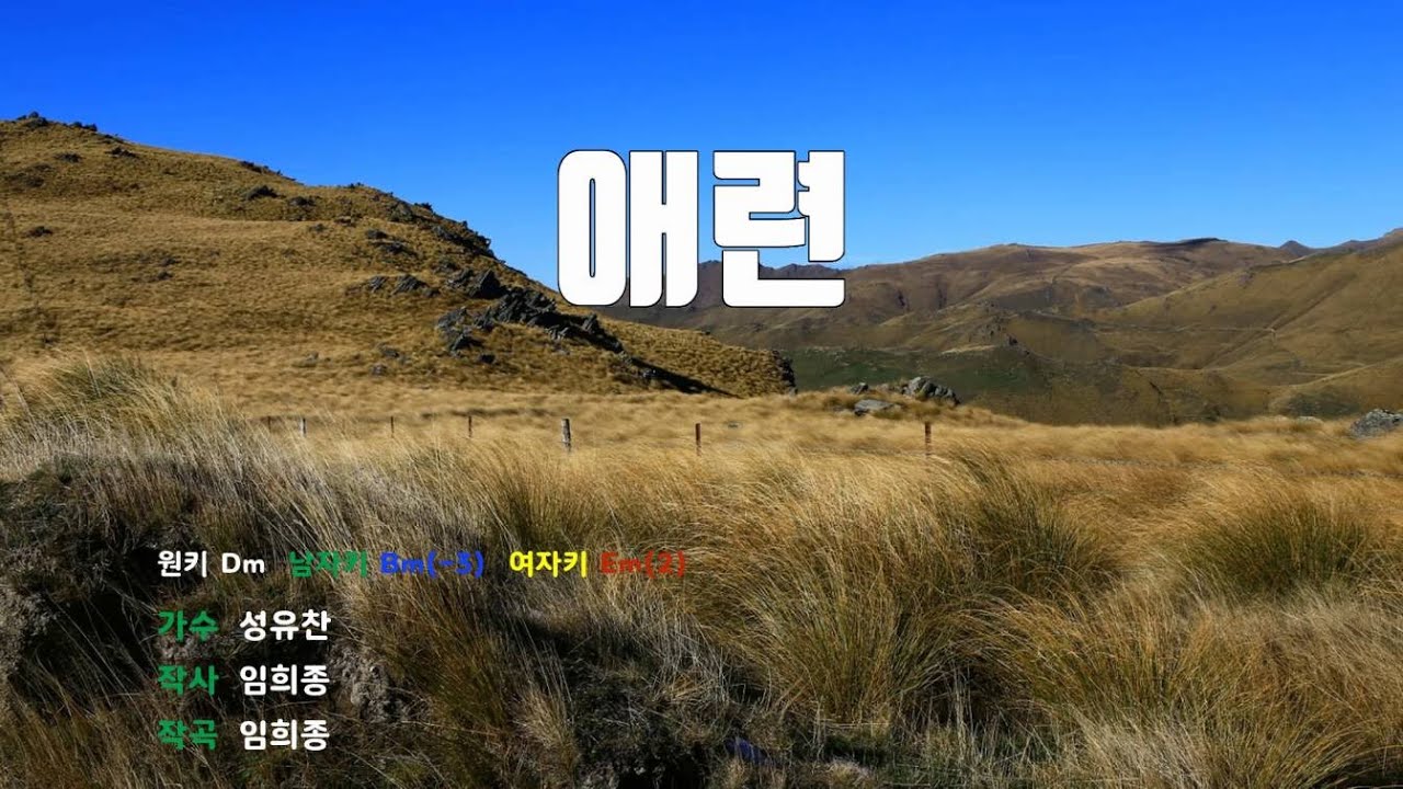 [은성 반주기] 애련 - 성유찬
