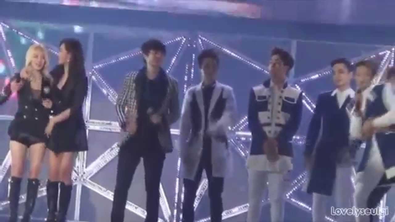 SHINee Minho SNSD Yuri (MinYul) - SM Town Shanghai 141018 Part 1