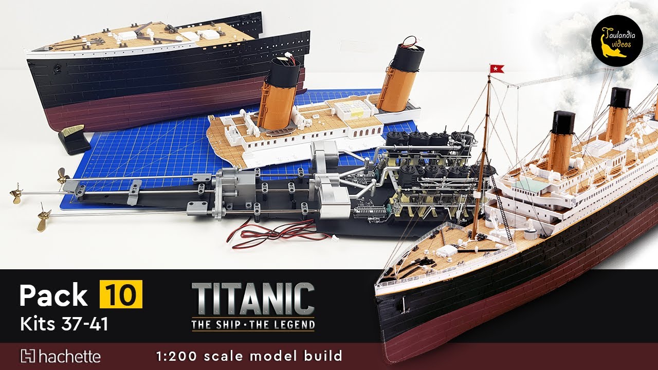 Hachette Build the 1:200 scale RMS Titanic - kits 37-41 (pack 10) #titanic #hachette #modelbuilding