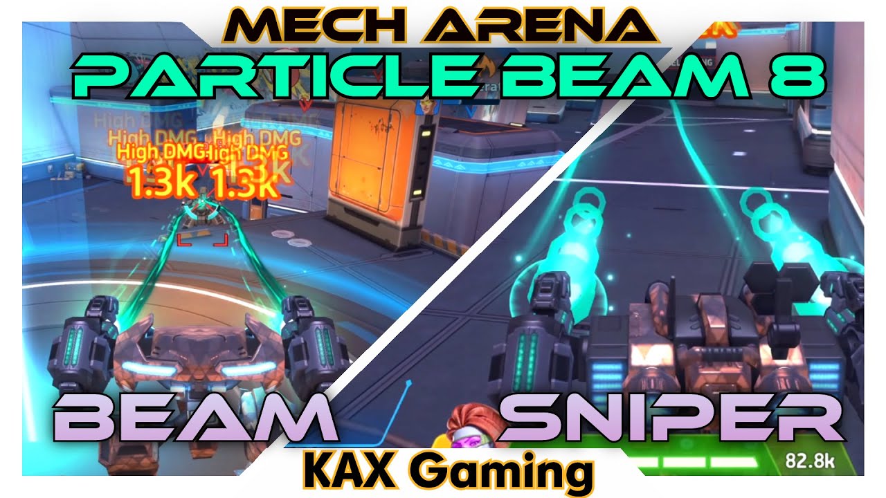 Particle Beam 8's on Stalker, Orion, Redeemer & Killshot in CPC - Mech Arena