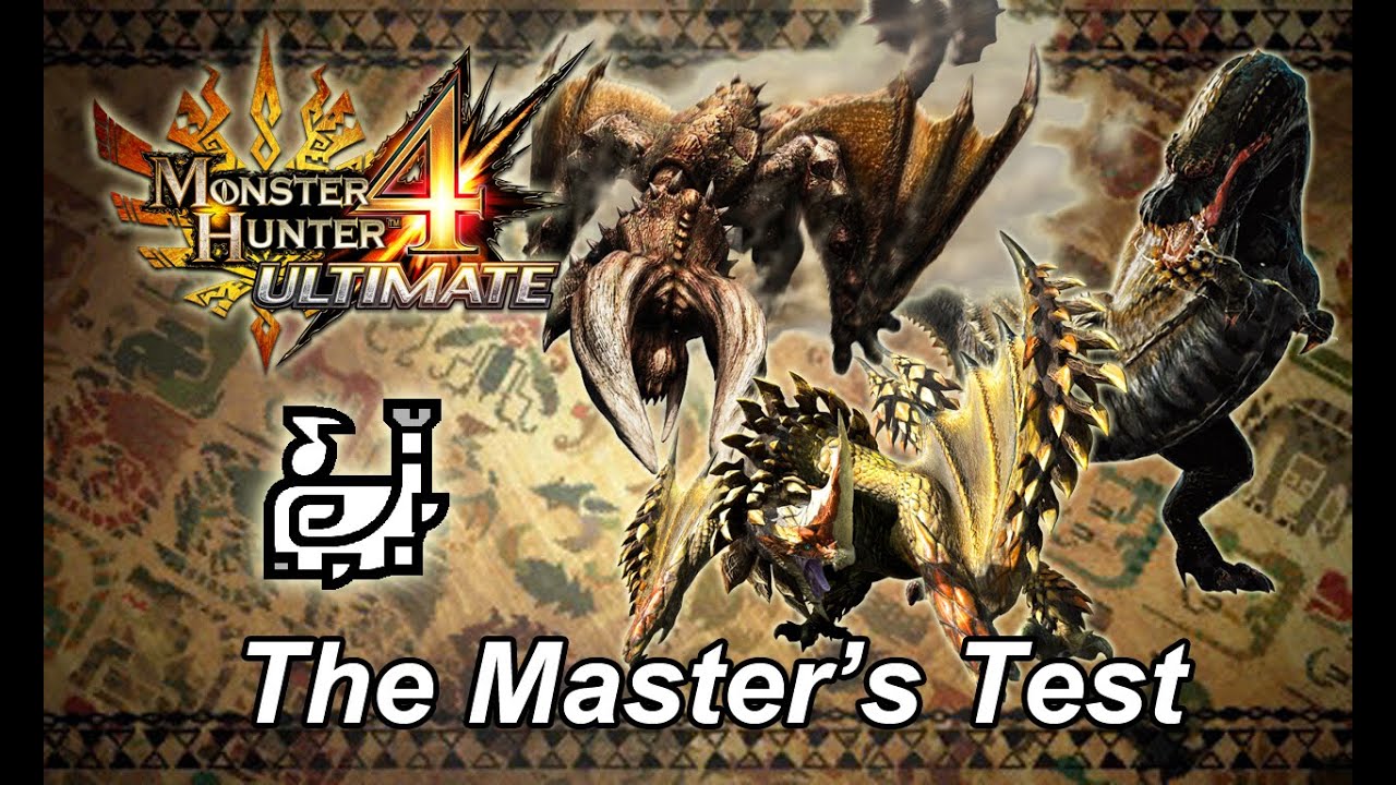 MH4U The Master's Test (Hunting Horn) - 9'51''50