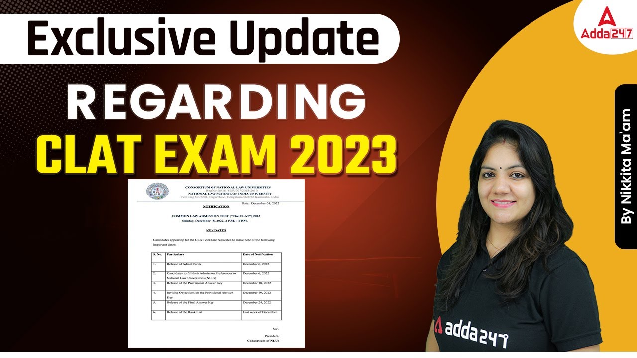 CLAT 2023 | Exclusive Update Regarding CLAT Exam 2023