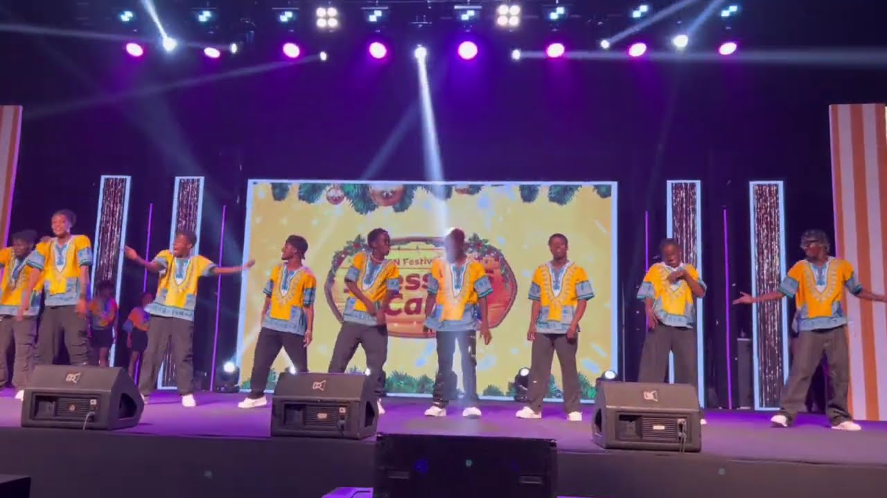 Dancegod Lloyd & DGLacademy show-stopping performance at the MTN Festival of lessons and carols 2024