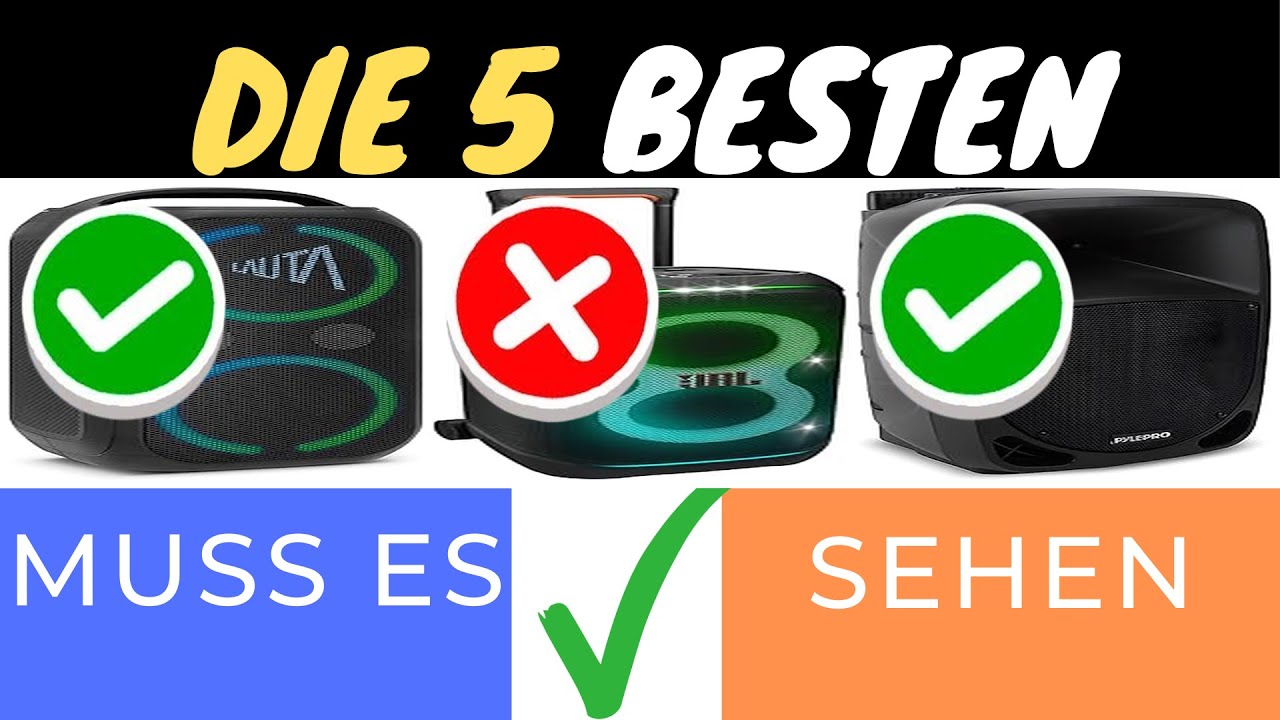 DIE TOP 3 PARTYBOX LAUTSPRECHER MIT AKKU 2025 🔊🎉 - UNVERPASSBARE SOUND-ERLEBNISSE!
