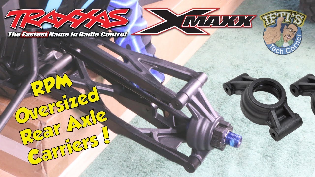 #04 Traxxas X-MAXX 8S - RPM Oversized Rear Axle/Hub Carriers - INSTALL