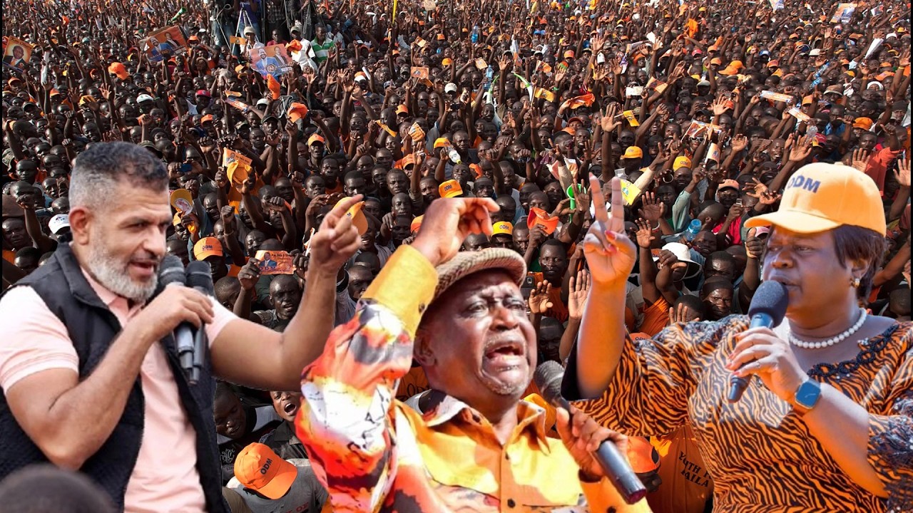 Live: Oburu, ODM Leaders Storm Kisumu For Linda Ground rallies after Sifuna Dramatic Exit!!
