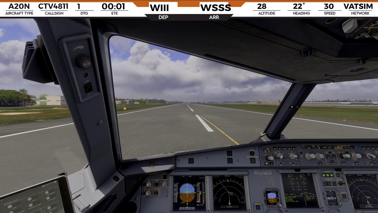 Flying to Singapore