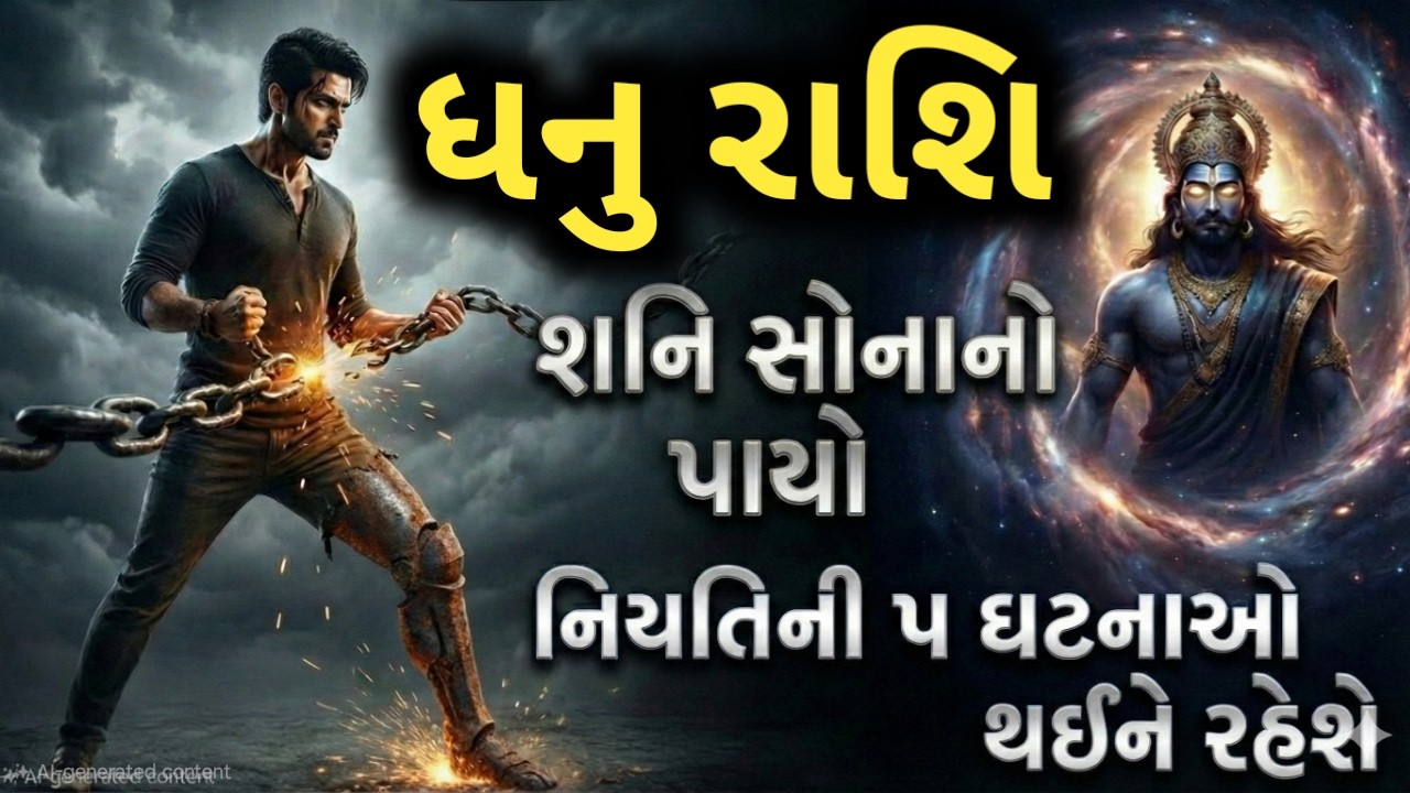 Dhanu Rashi 2026 : શનિ નો લોંખડ નો પાયો ! These 4 Events Will Happen ( Confirm ) Sagittarius