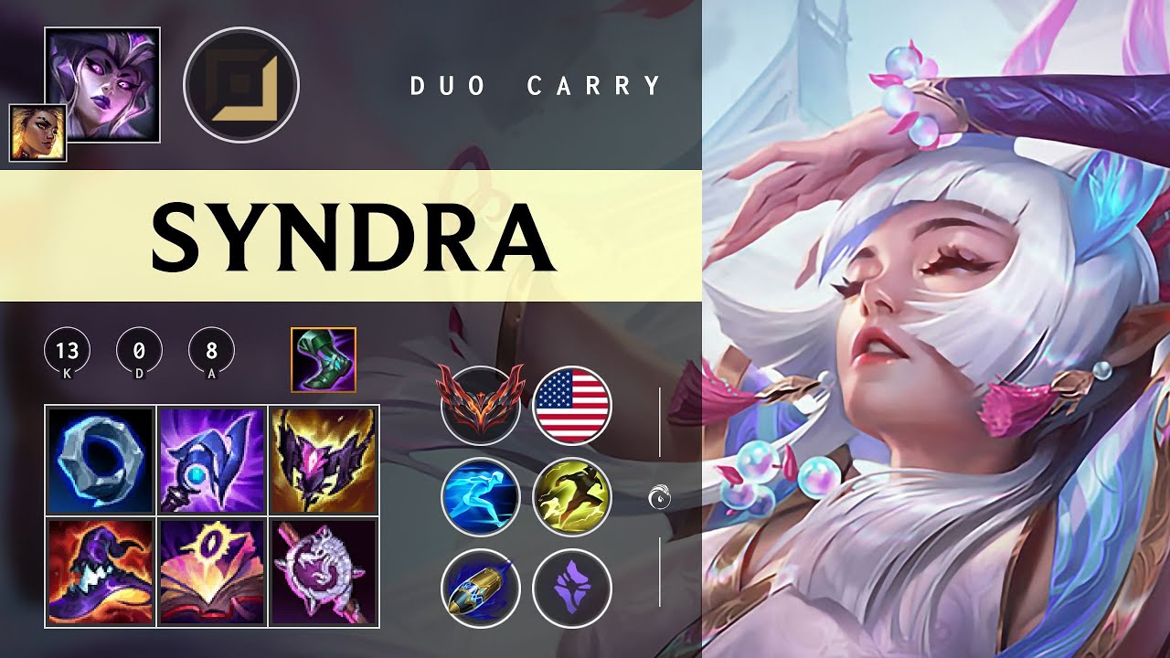 Syndra Carry vs Vayne - NA Grandmaster Patch 26.01
