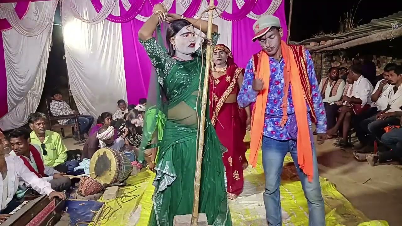 मेरा नाम है बिजली करंट से बच के रहना फरमाइशगाना छोटकाऊ मास्टर कहरवा नाच पार्टी जिला श्रावस्ती 