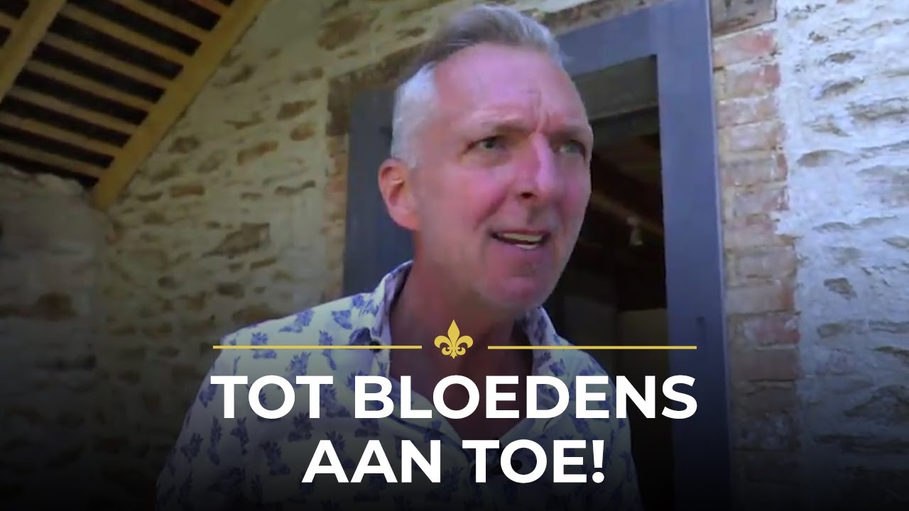 Martien GEWOND door RONDVLIEGENDE STENEN! | Chateau Meiland