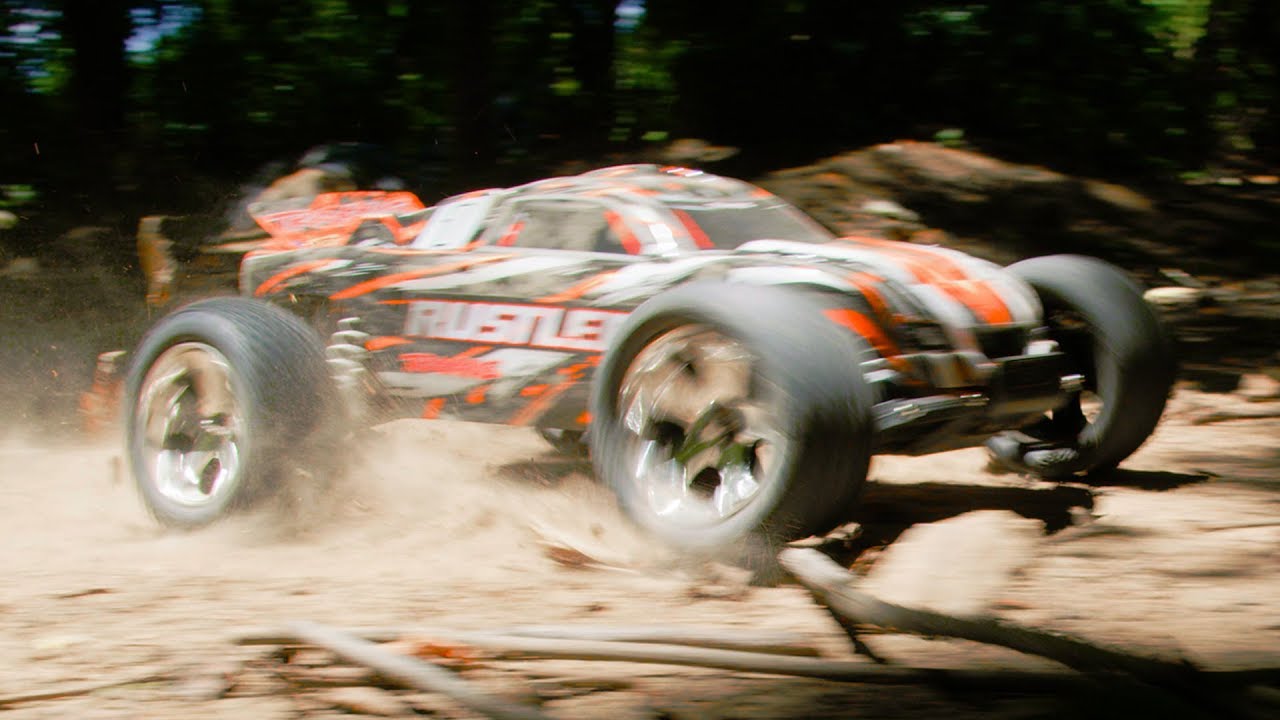 35+mph Stadium Truck Fun | Traxxas Rustler New Colors