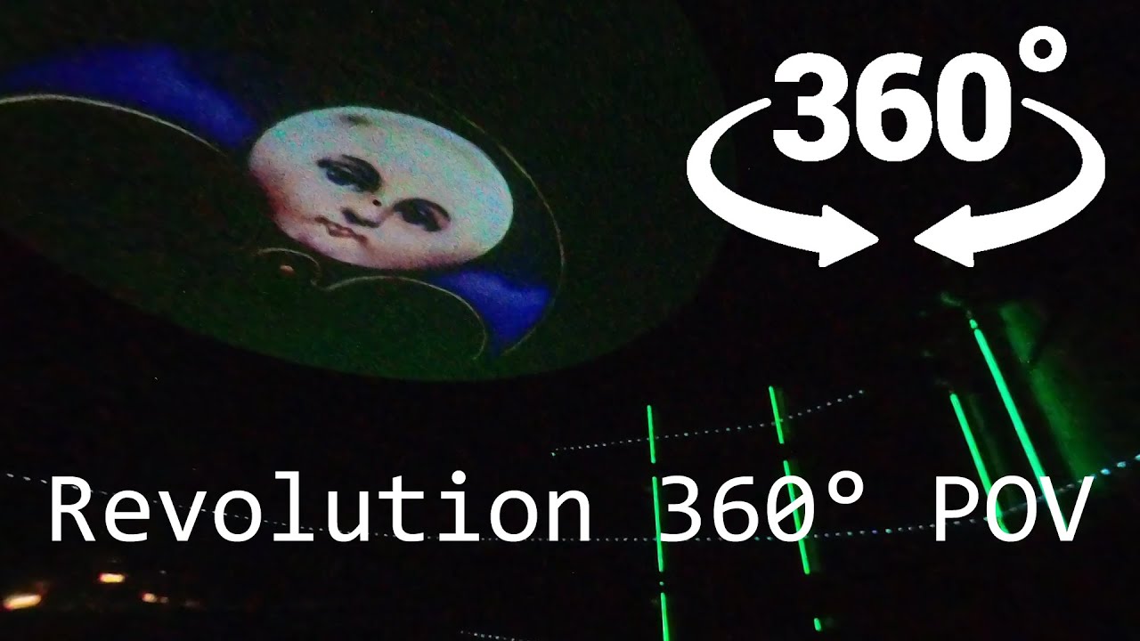 Bobbejaanland - Revolution front row 360° onride POV