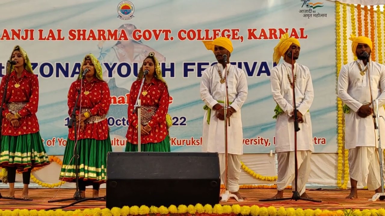 Haryanvi Group Song : 45th Zonal Youth Festival of KUK held at Govt.College,Karnal on 19th Oct. 2022