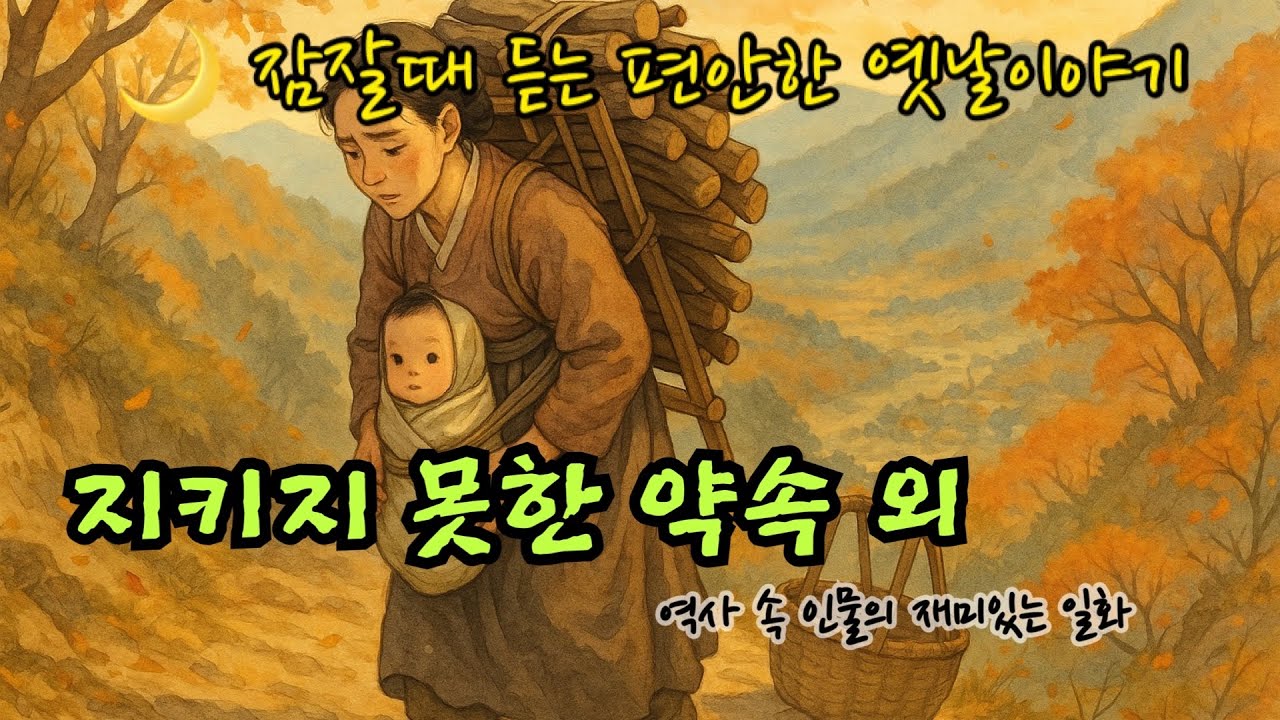 🌙역사속 인물의 재미있는 일화-삼국시대 편/ 잠잘때 듣는 편안한 옛날이야기/ 지키지 못한 약속 등 / 민담/설화/고전