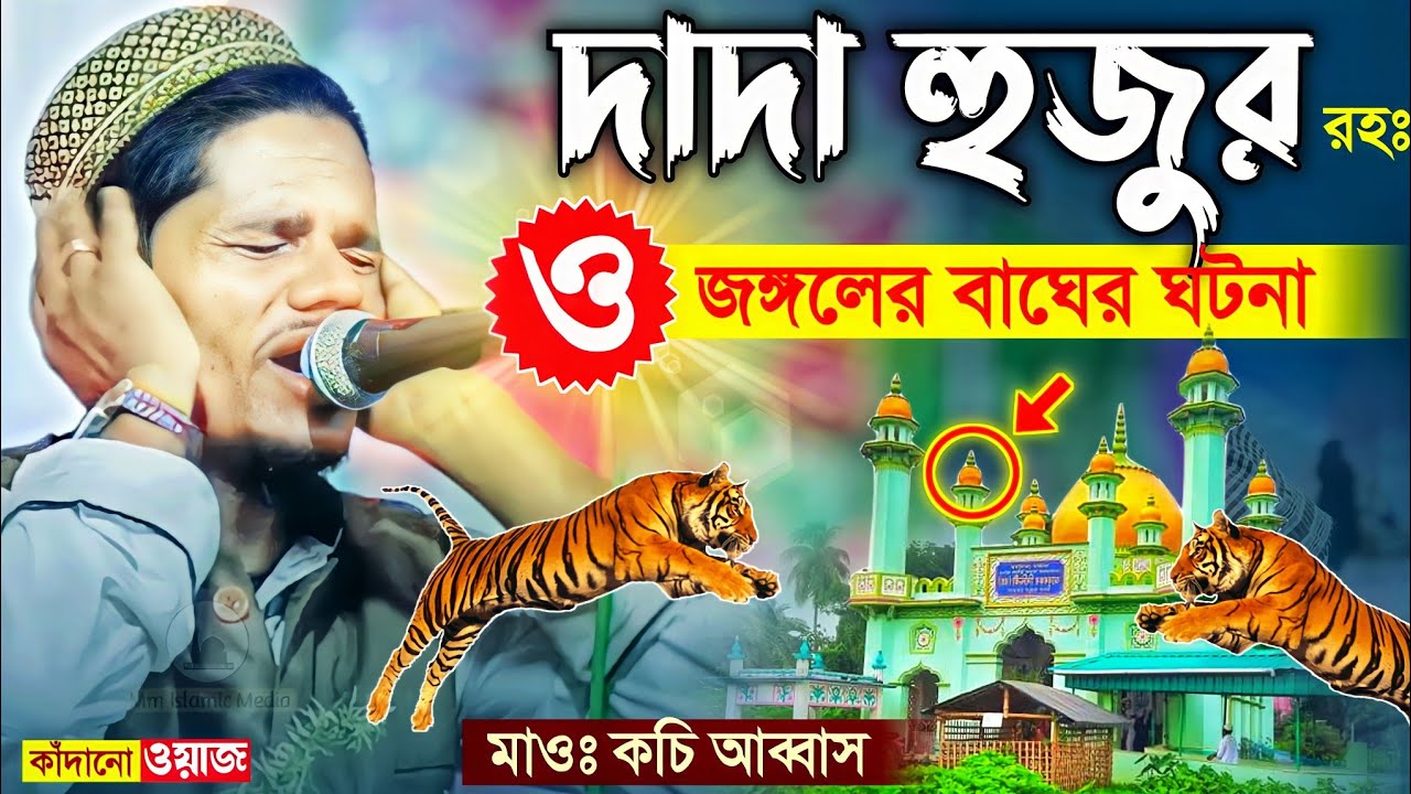দাদা হুজুর ও জঙ্গলের বাঘের ঘটনা┇কলিজা কাঁপানো ওয়াজ┇মাওলানা কচি আব্বাস┇Maulana kochi abbas waz.
