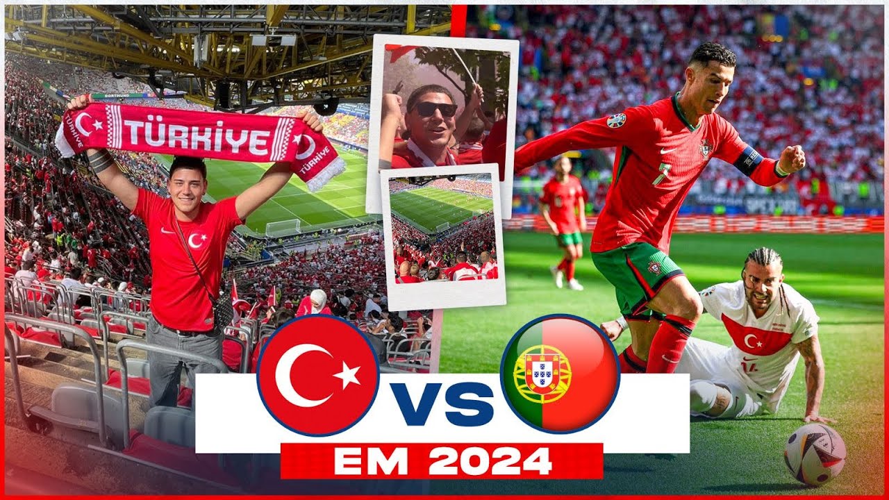 TÜRKEI🇹🇷 VS PORTUGAL🇵🇹 EM STADIONVLOG ! RONADLO GETROFFEN & UNFASSBARE STIMMUNG😱