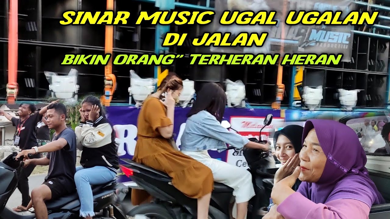 Sinar Music gagal battle dg K5 Maximal langsung dilampiaskan di jalanan bikin warga terheran heran