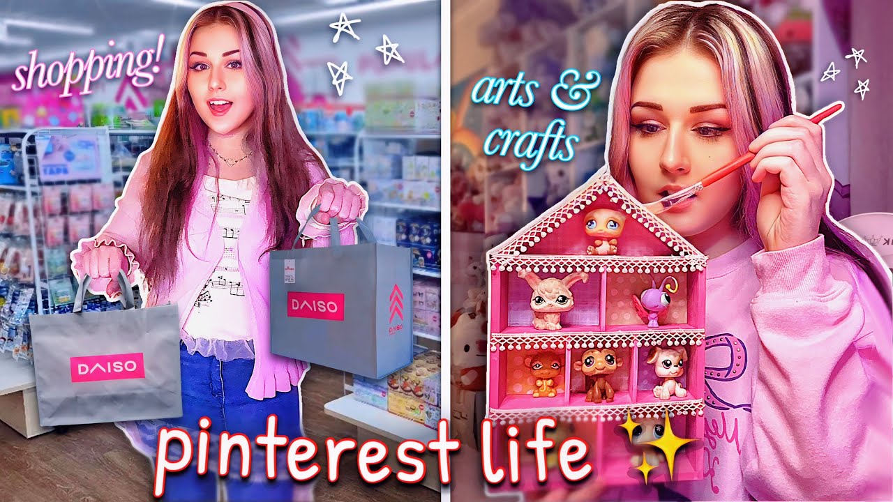Один день из моей жизни, но он, по сути, вдохновлен моей доской на Pinterest... (шопинг в Daiso и...