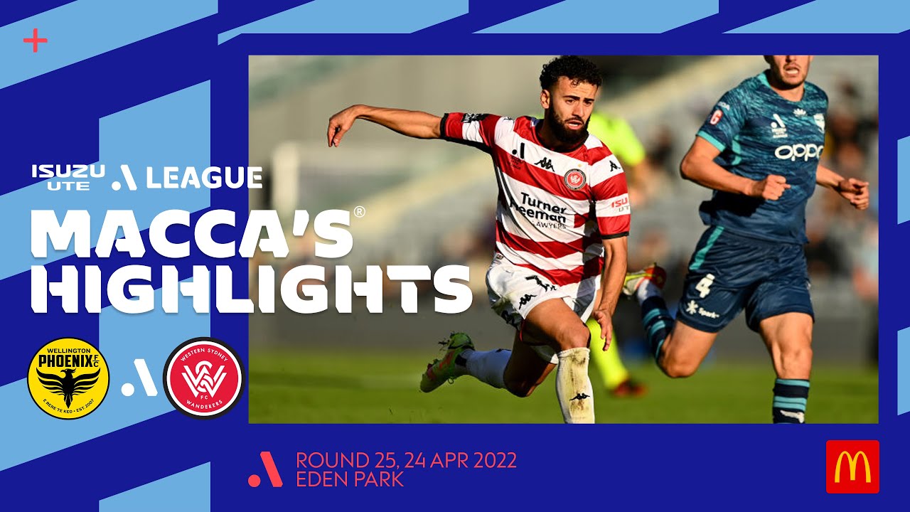 Wellington Phoenix v Western Sydney Wanderers - Macca's® Highlights | Isuzu UTE A-League