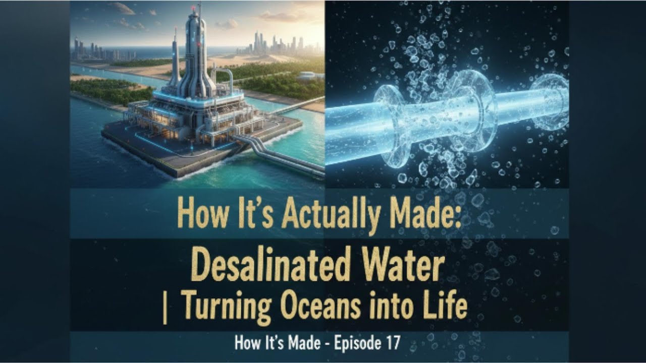 How It’s Actually Made: Desalinated Water | Turning Oceans into Life