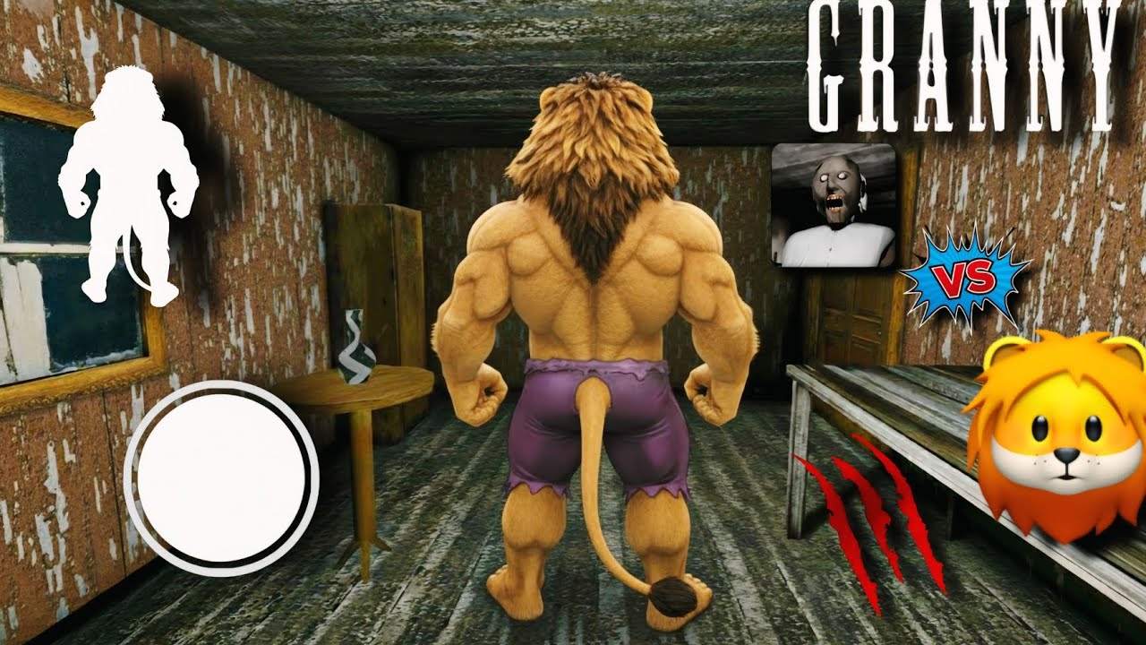 LION in GRANNY 😱