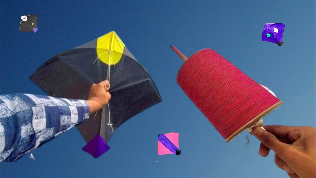 Kite Fighting | Charkhi making | Kite Flying | Kite Vlogs |