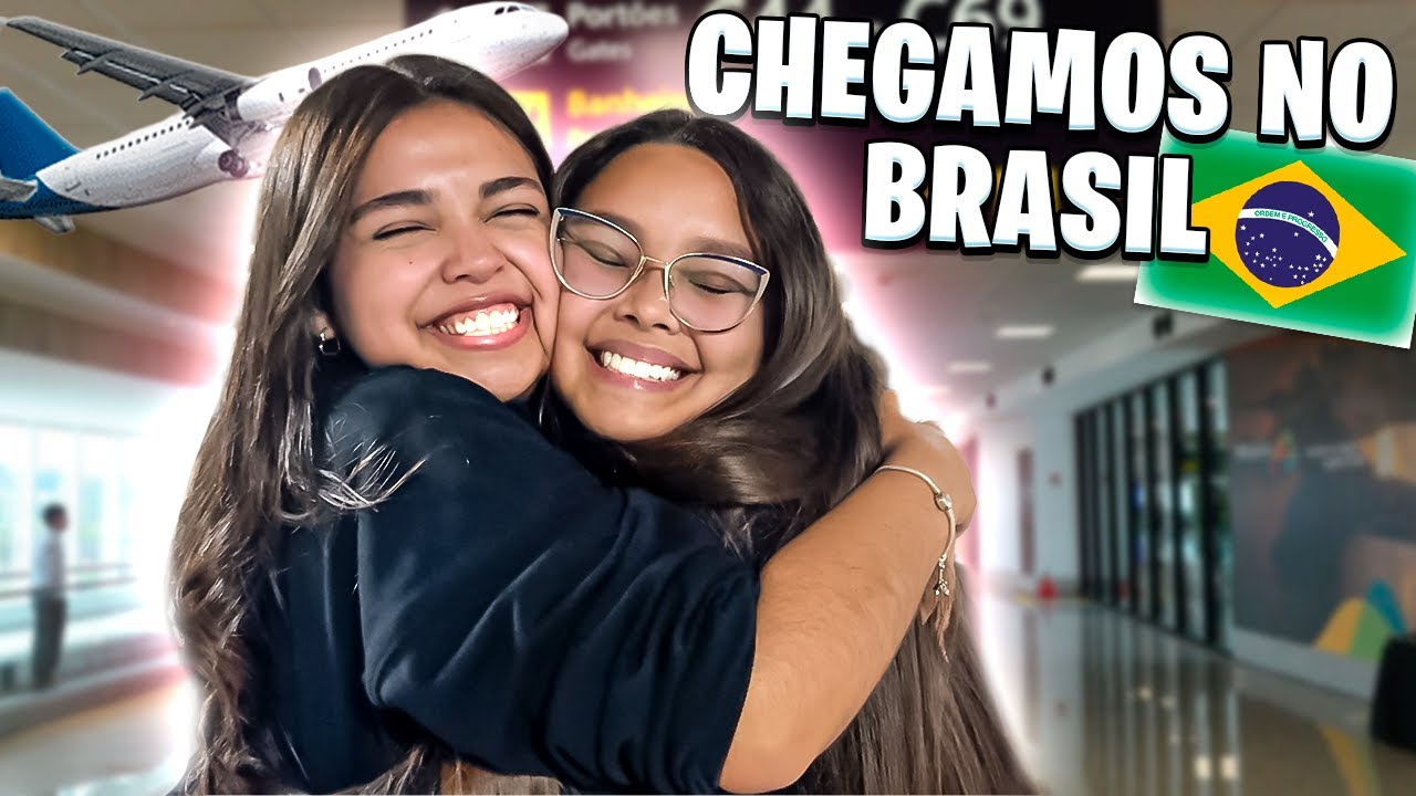 SIM, voltamos pro Brasil... mas nossa mala ficou PRESA no aeroporto! 💼🚨