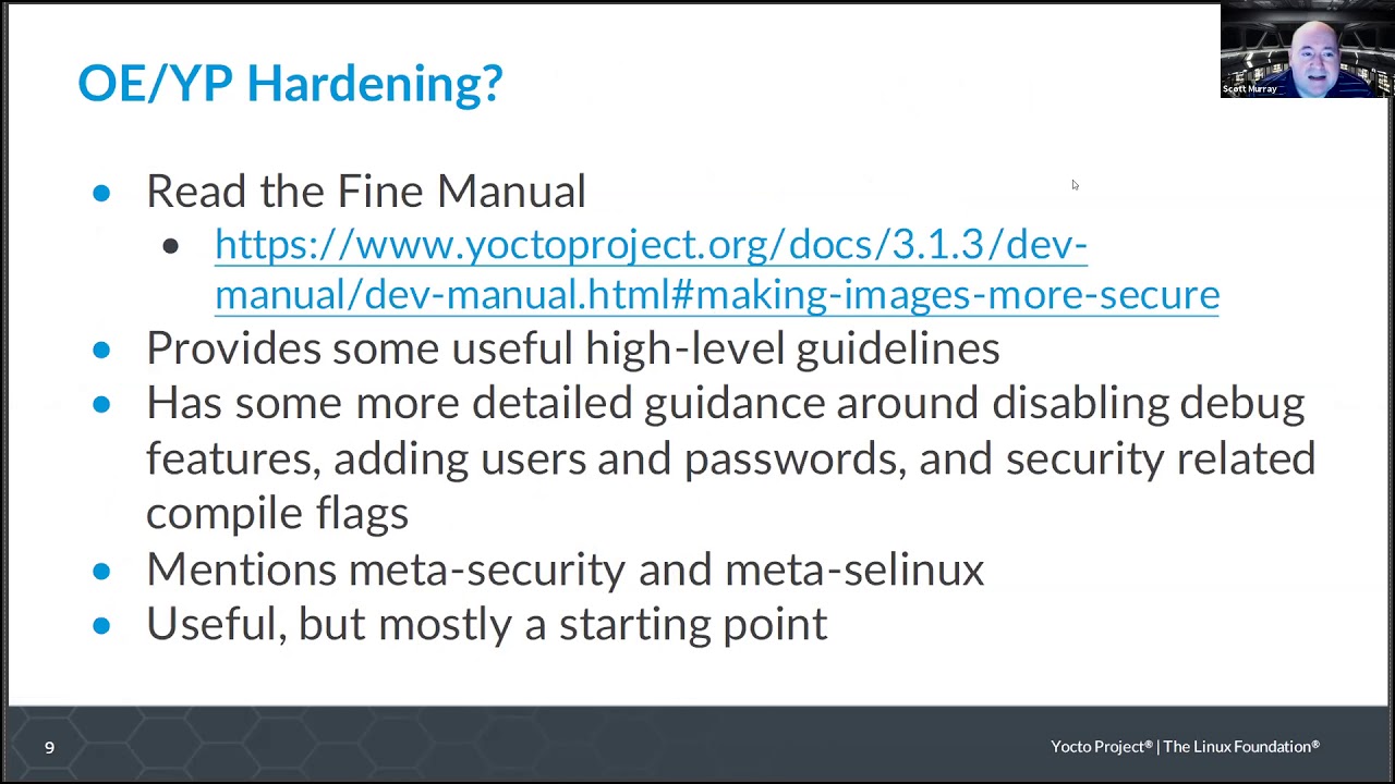 Security Hardening with Yocto Project by Scott Murray