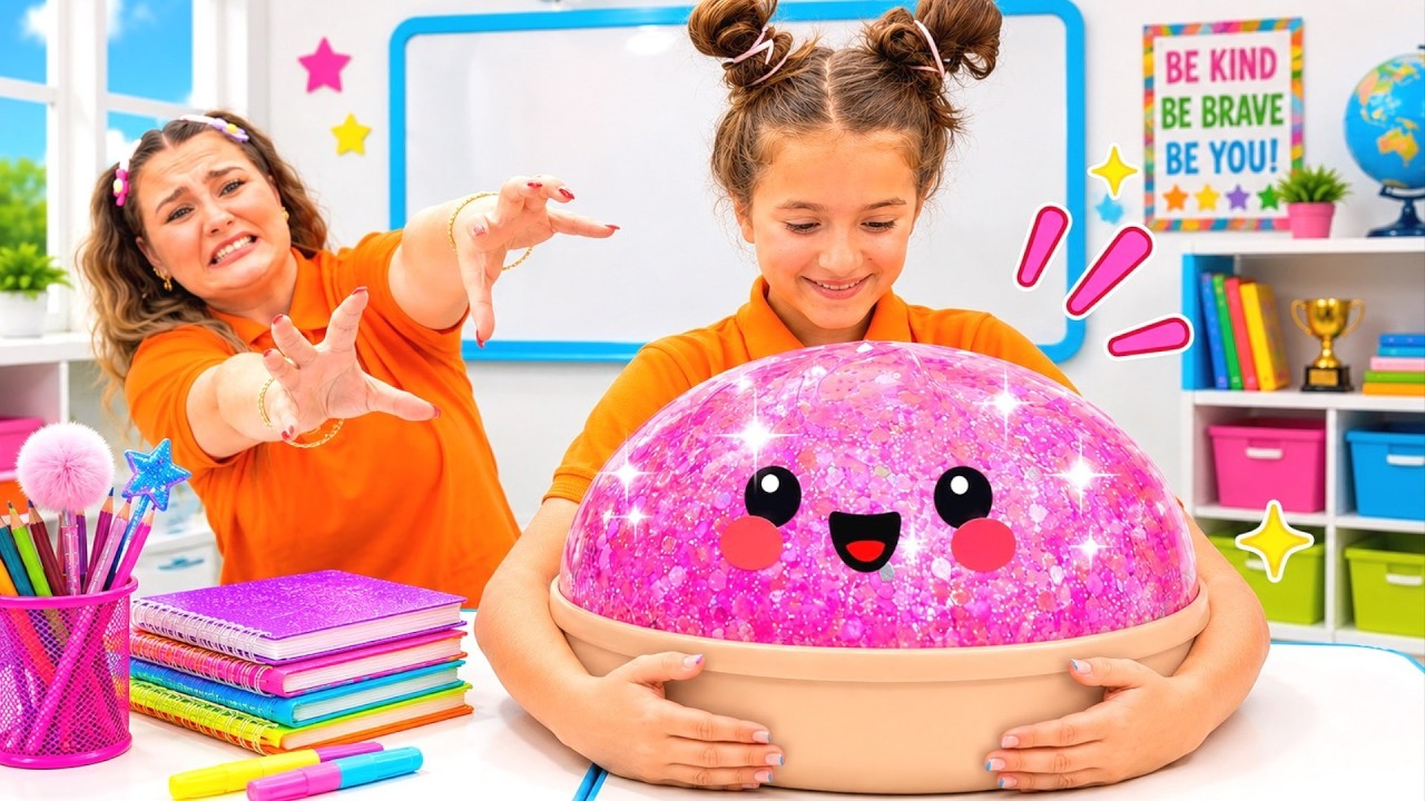Ruby и Bonnie: редкий блестящий сквиш-пельмешка в школе